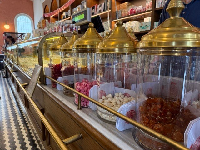 Jars with treats at Ali Muhiddin Haci Bekir 1-Day in Kadıköy; Enjoy Istanbul’s Asian Side