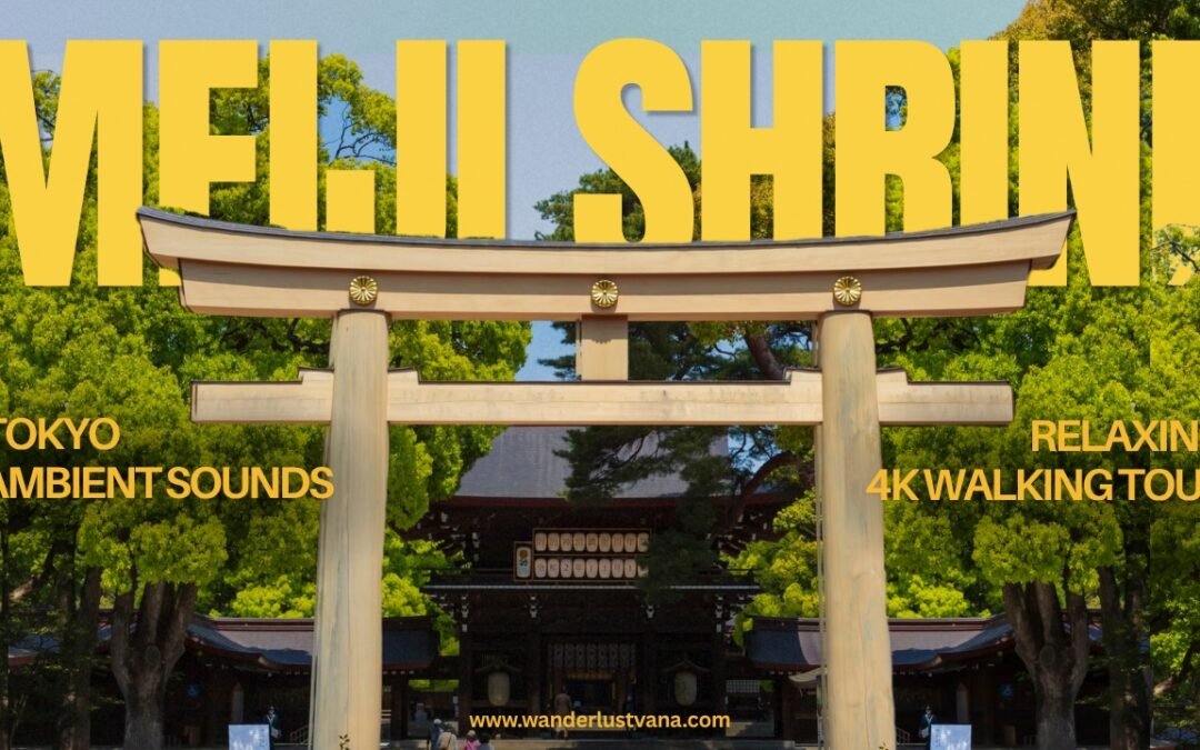 Walking into Tokyo’s Sacred Forest | Meiji Shrine 4K Walking Tour