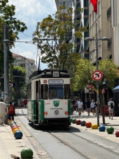 Tram in Bahariye Cadessi 1-Day in Kadıköy; Enjoy Istanbul’s Asian Side